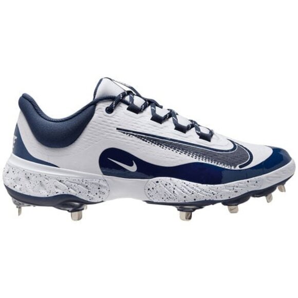 Nike Mens Alpha Huarache Elite 4 Metal Baseball Cleats FD2745-103 Blue Size 7 - Picture 2 of 5